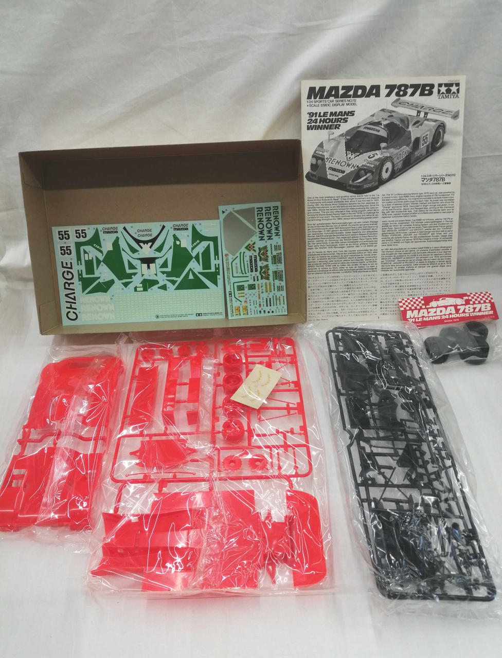 TAMIYA Plastic Model 1/24 Mazda 787B '91 24 Hours of Le Mans Winner