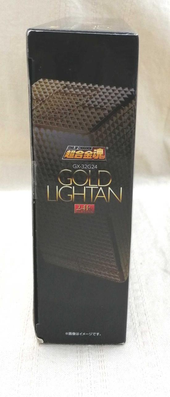 BANDAI Chogokin Soul Gold Lightning Gold Lightning 24K Plated Finish