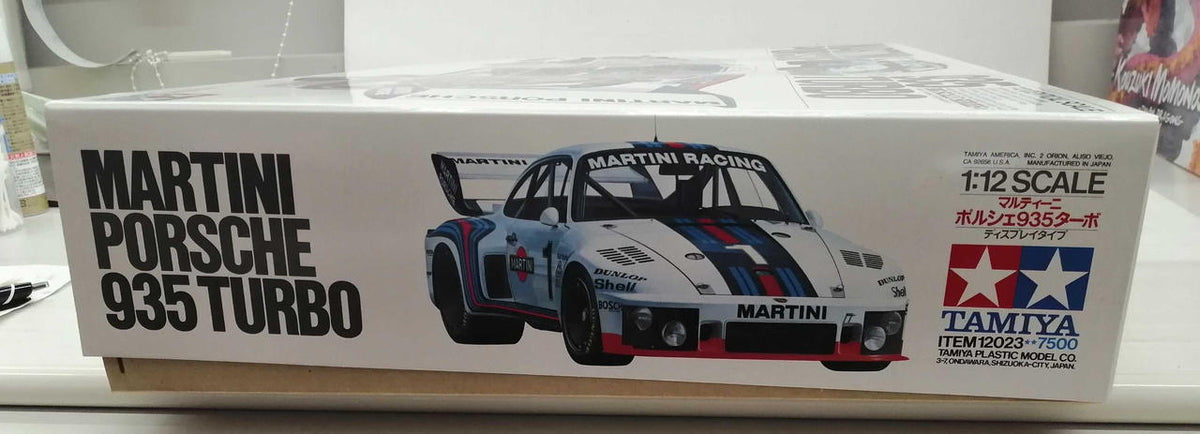 Tamiya 1/12 scale plastic model Martini Porsche 935 Turbo
