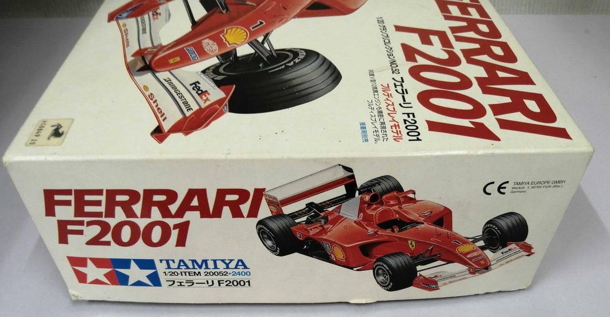 TAMIYA Ferrari F2001 1/20 Scale Plastic Model Grand Prix Collection NO.52