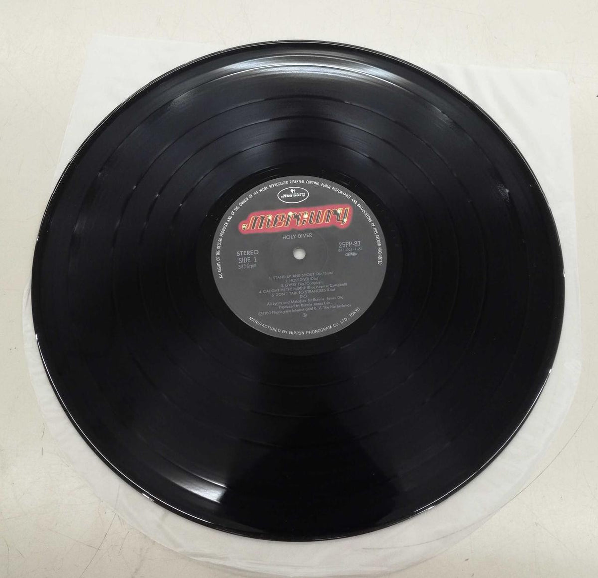 Mercury Records Western Music Record Dio / Flame of Passion