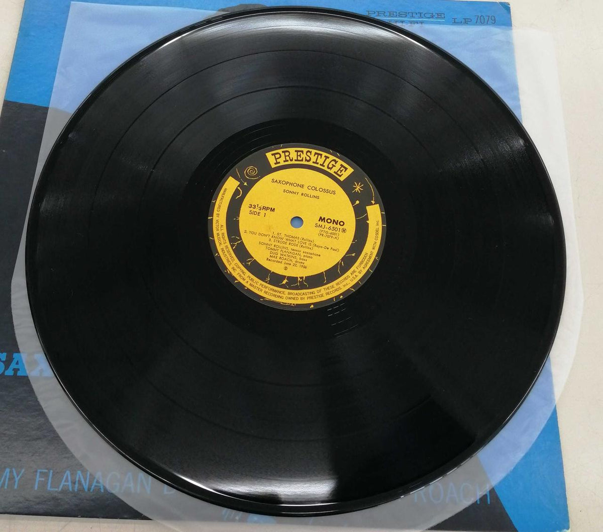 Prestige Jazz Records SXOPHONECOLOSSUS/SONNYROLLINS