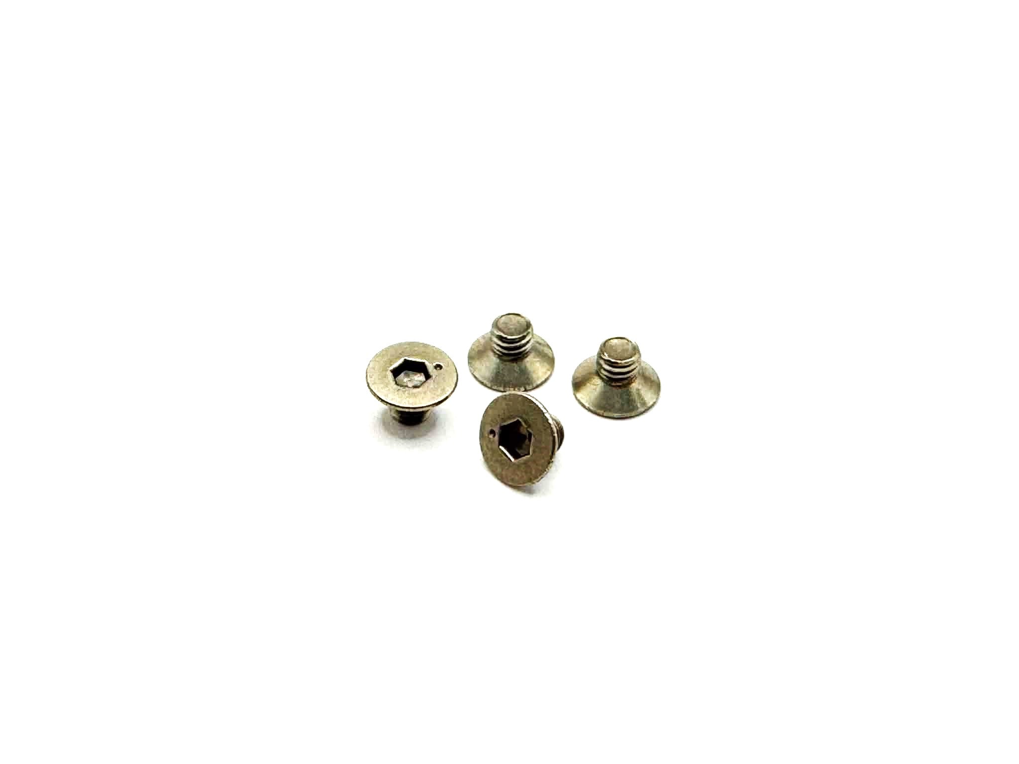 (PO SEP 2026) Square HS-38155 Titanium Hex 110 Flat Head Screw M3 x 4 (4pcs)