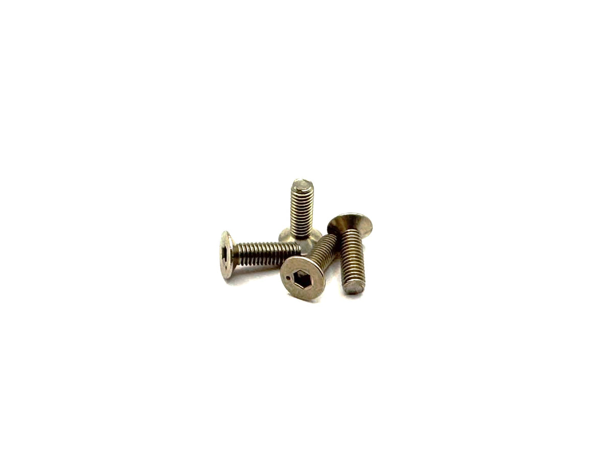 (PO SEP 2026) Square HS-38159 Titanium Hex 110 Flat Head Screw M3 x 10 (4pcs)