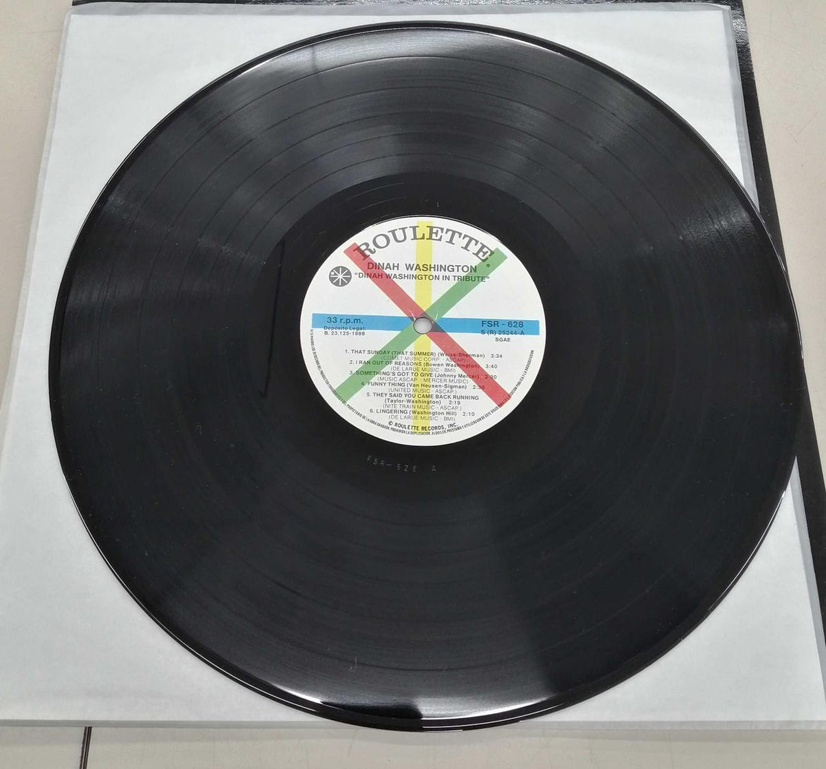 ROULETTE Jazz Records INTRIBUTE/DINAHWASHINGTON