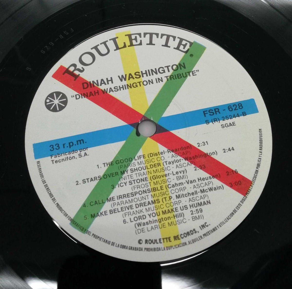 ROULETTE Jazz Records INTRIBUTE/DINAHWASHINGTON