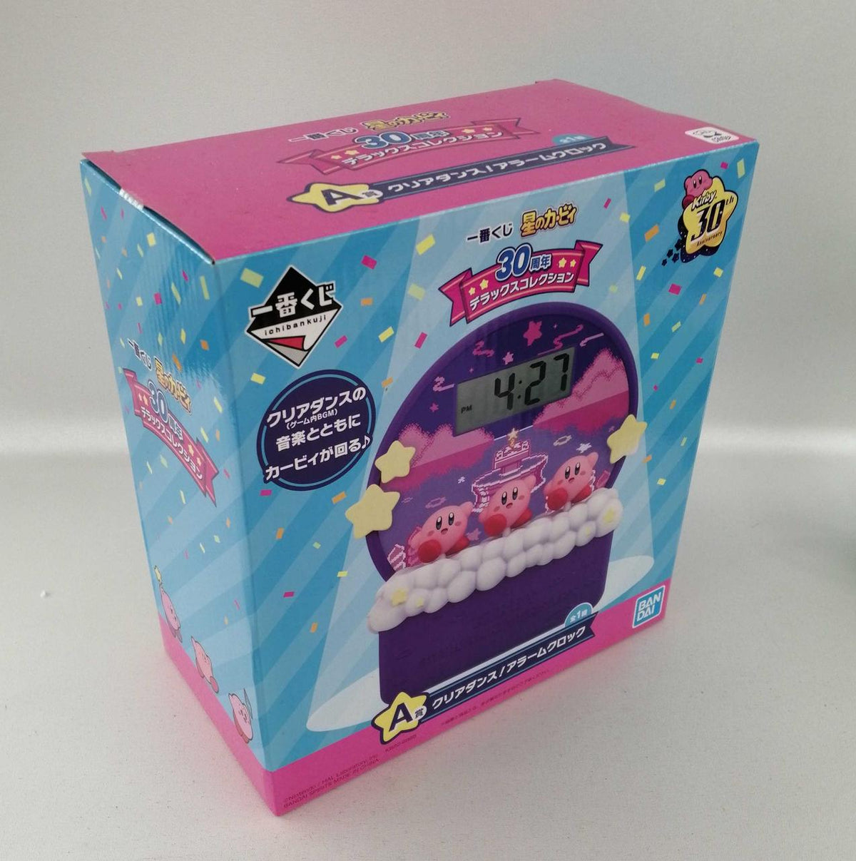 BANDAI Ichiban Kuji no Hoshi no Kirby A Prize Clear Dance! Alarm Clock