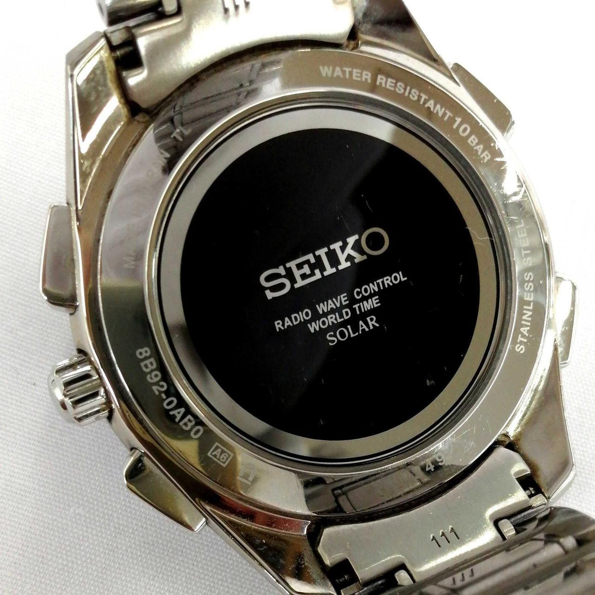 SEIKO BRIGHTZ Radio Solar Analog 8B92-0AB0