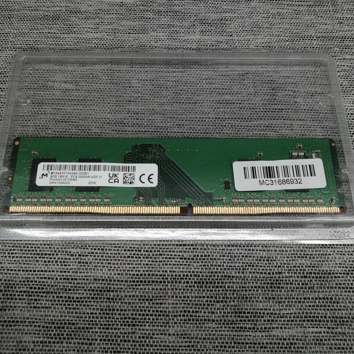 MICRON DDR4 Memory 8GB MTA4ATF1G64AZ-3G2E1