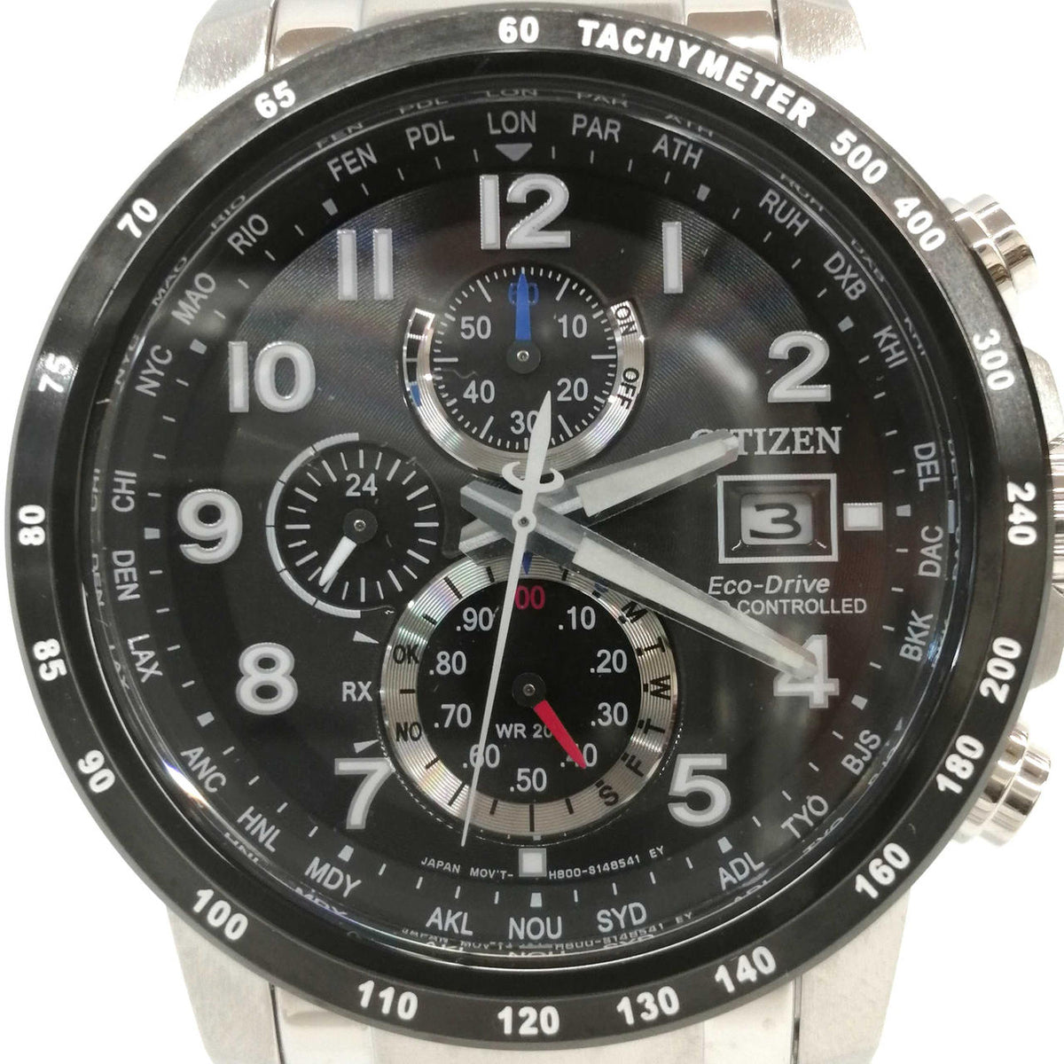 CITIZEN Solar Radio-Controlled Wristwatch H800-S107334