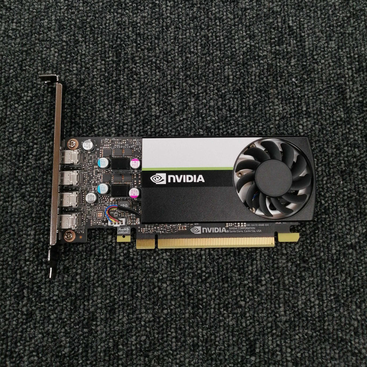 NVIDIA Graphics Card: NVIDIA T1000 4GB