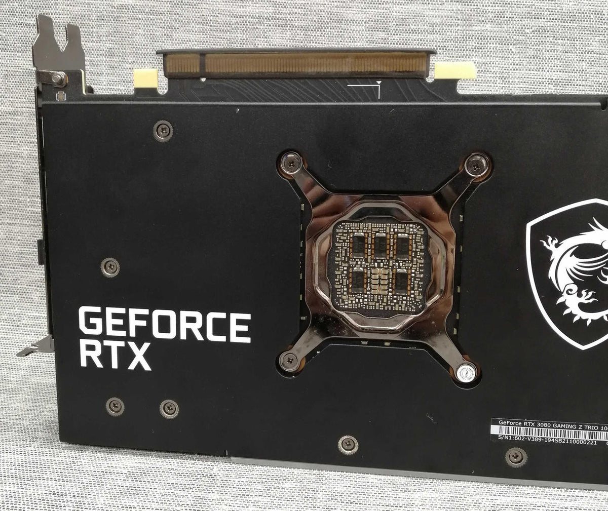 MSI Graphics Card RTX3080 GAMING Z TRIO 10GB LHR