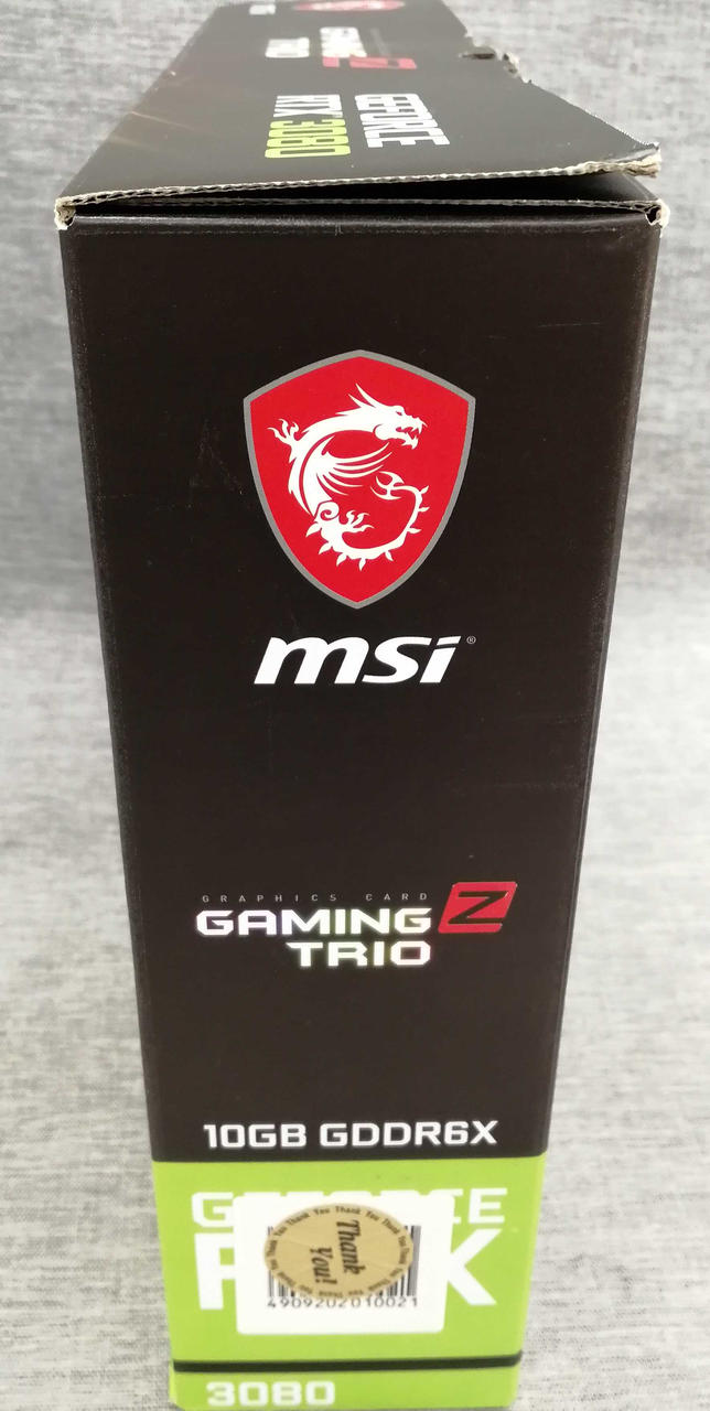 MSI Graphics Card RTX3080 GAMING Z TRIO 10GB LHR
