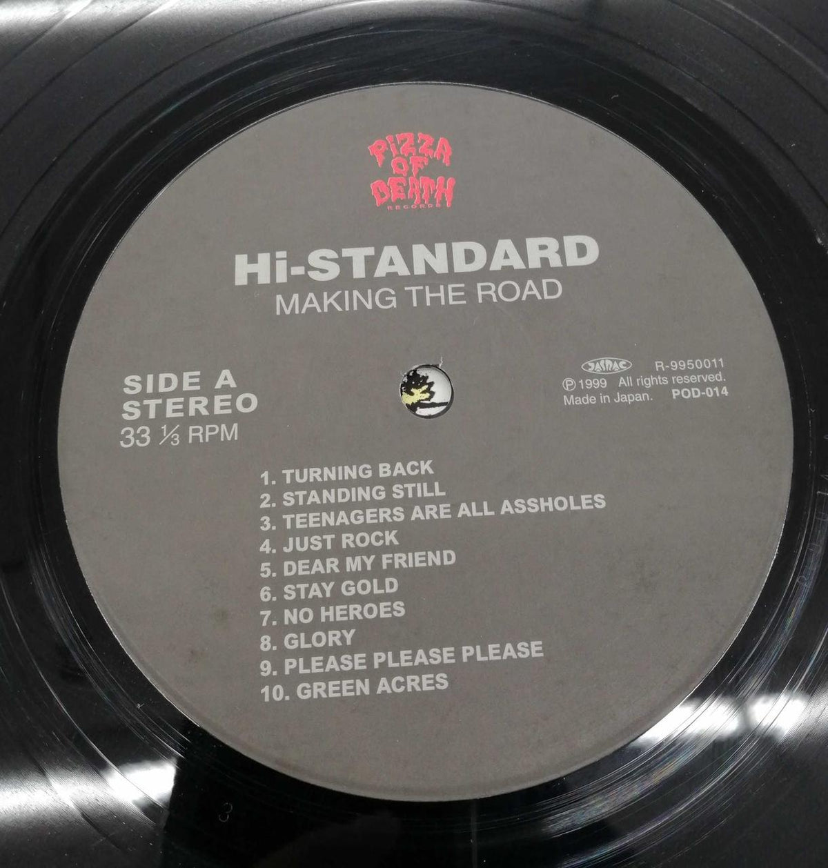 PIZZAOFDEATH Japanese Music Record MAKINGTHEROAD/HISTANDARD