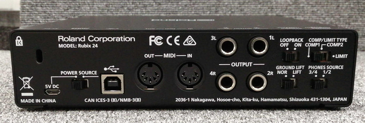 ROLAND Audio interface RUBIX24 - Banzai Thrifting | BanzaiHobby