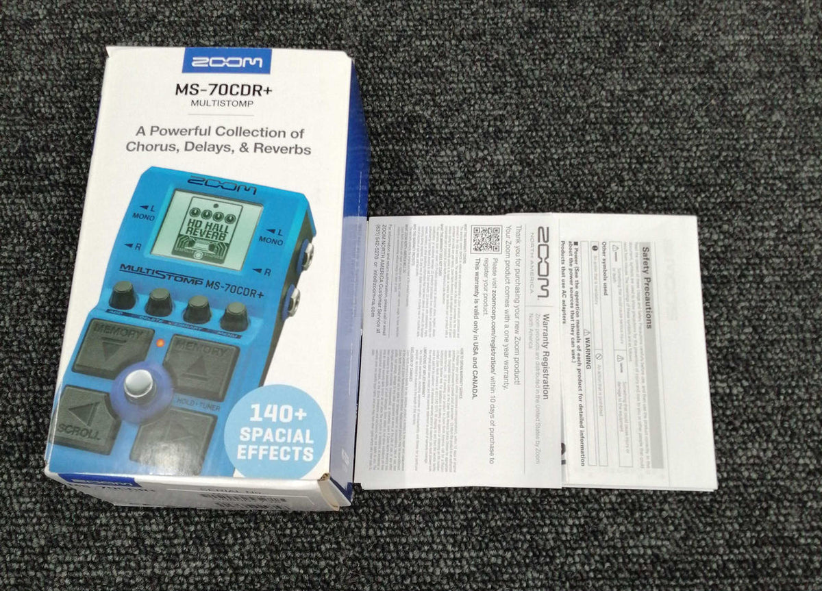 ZOOM Multi-Effects Pedal MS-70CDR+ - Banzai Thrifting | BanzaiHobby