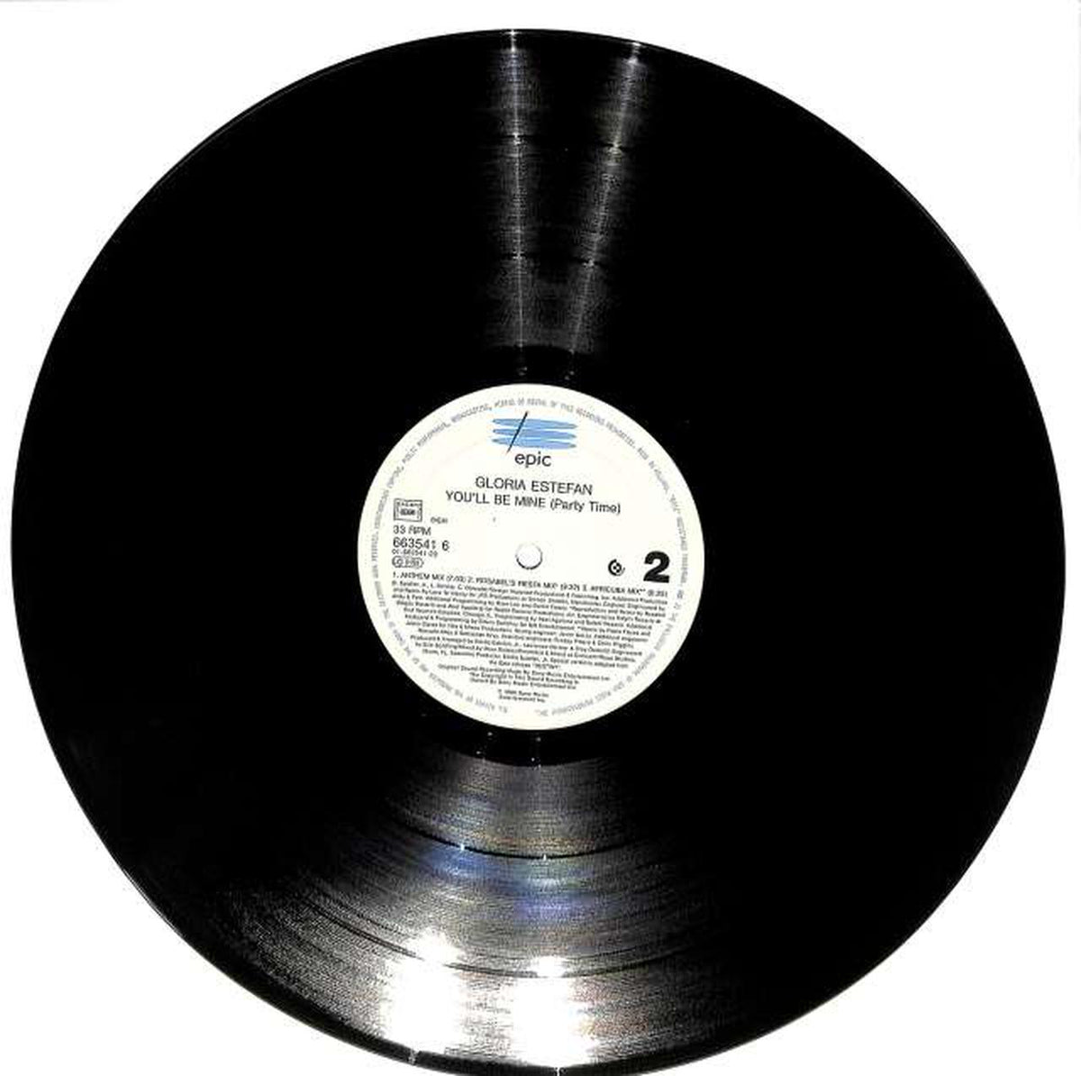 EPC Gloria Estefan: "YOU'LL BE MINE (PAR EPC6635416 6"