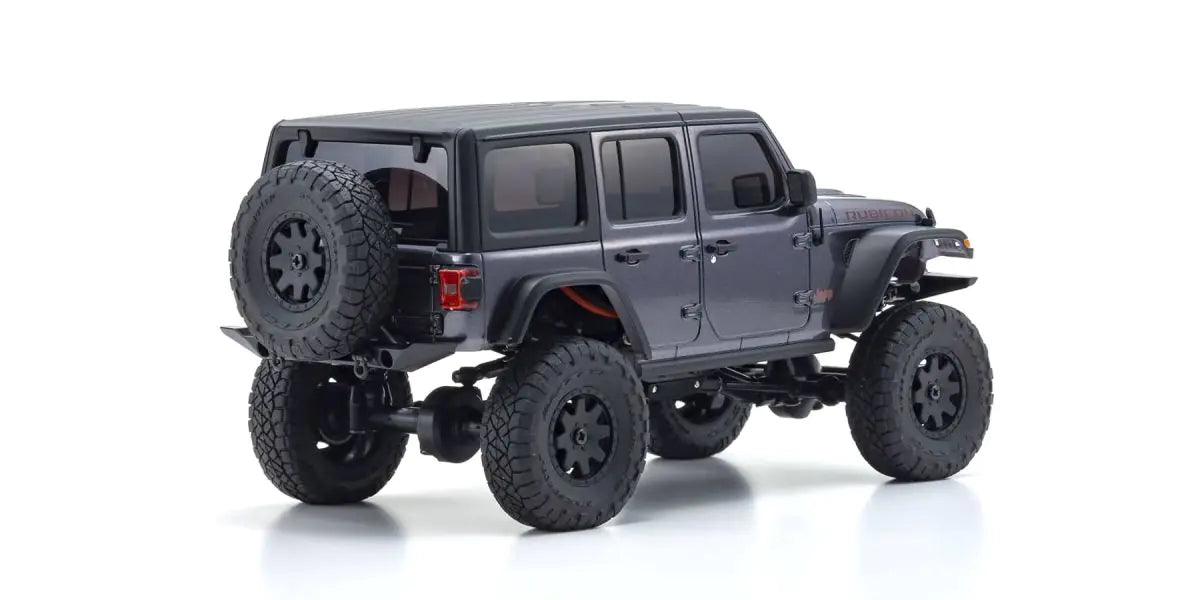Kyosho 32521GM MINI-Z 4x4 Jeep Wrangler Unlimited Rubicon Granite Crystal Metallic readyset - BanzaiHobby