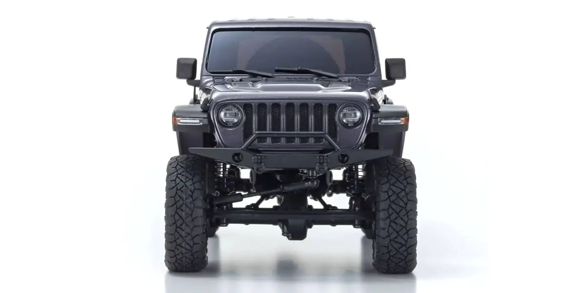 Kyosho 32521GM MINI-Z 4x4 Jeep Wrangler Unlimited Rubicon Granite Crystal Metallic readyset - BanzaiHobby