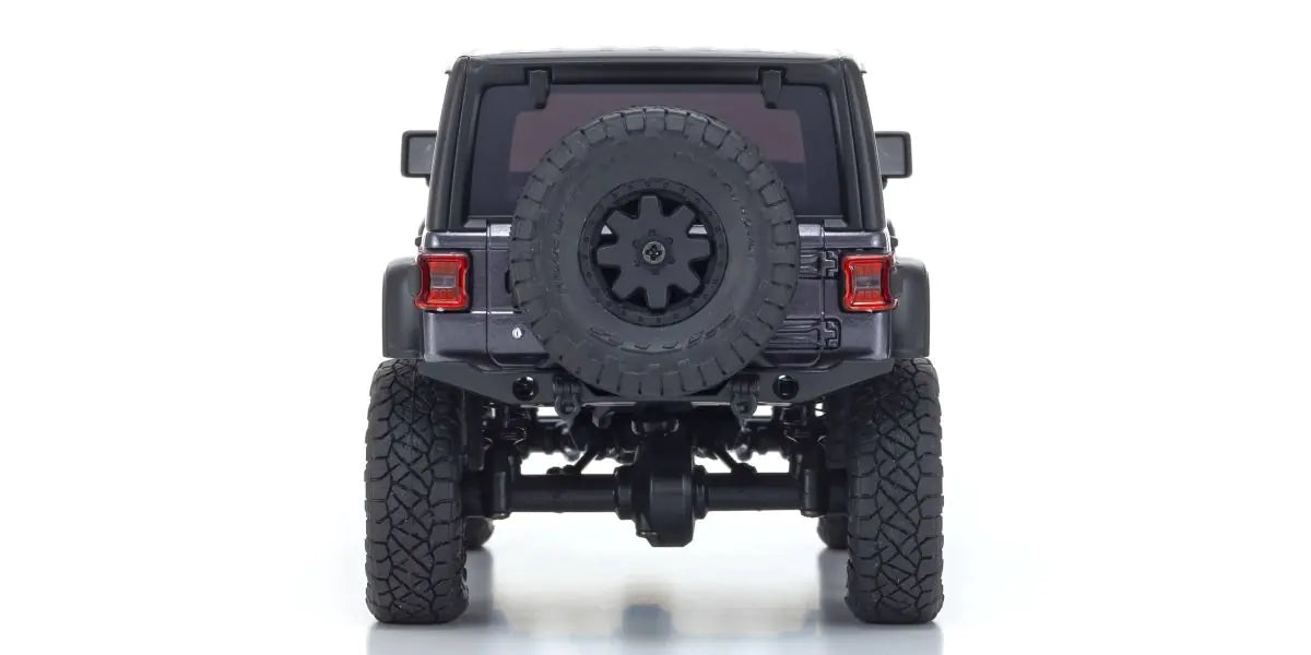 Kyosho 32521GM MINI-Z 4x4 Jeep Wrangler Unlimited Rubicon Granite Crystal Metallic readyset - BanzaiHobby