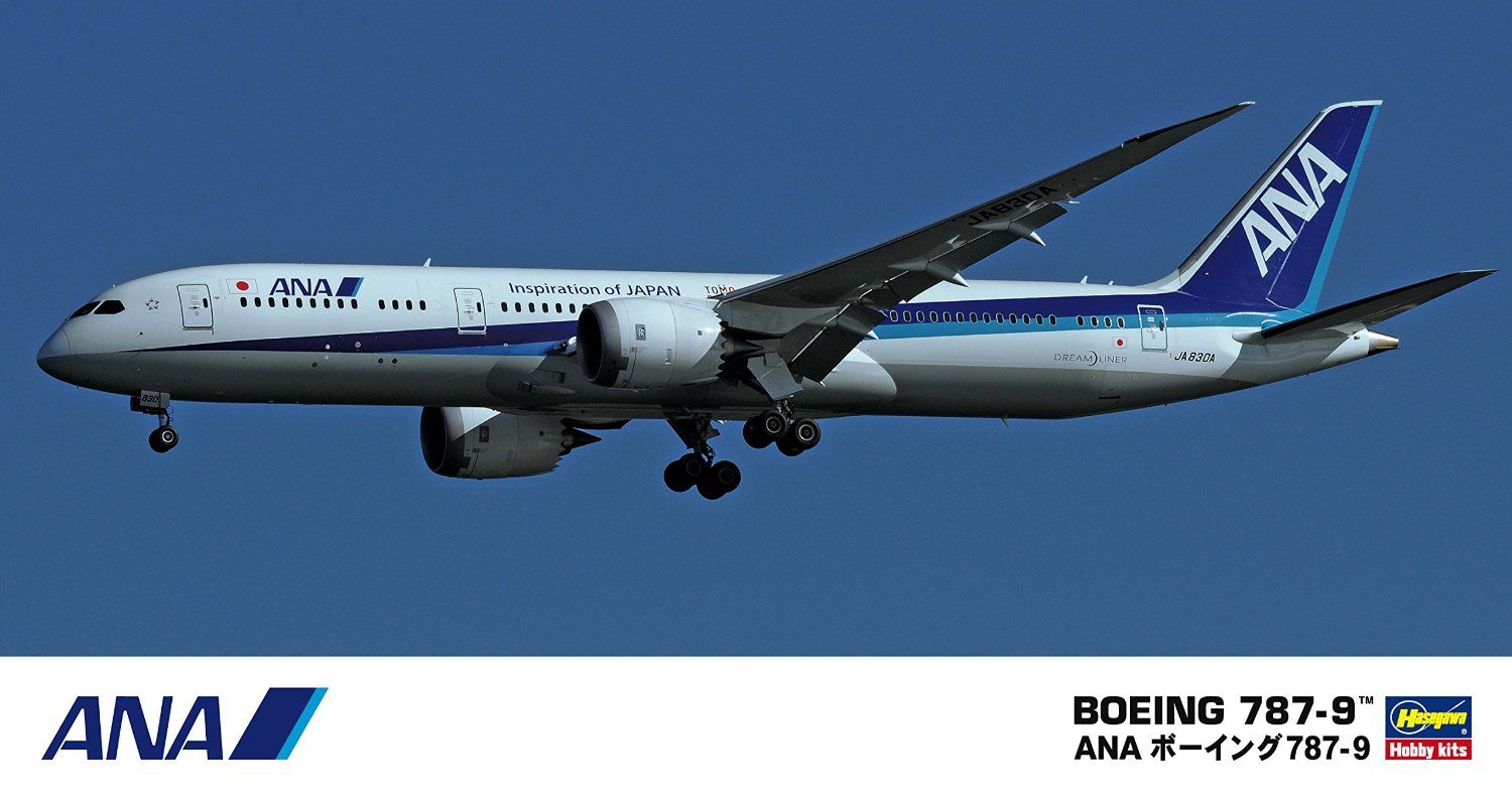 Hasegawa ANA Boeing 787-9 1/200 - BanzaiHobby