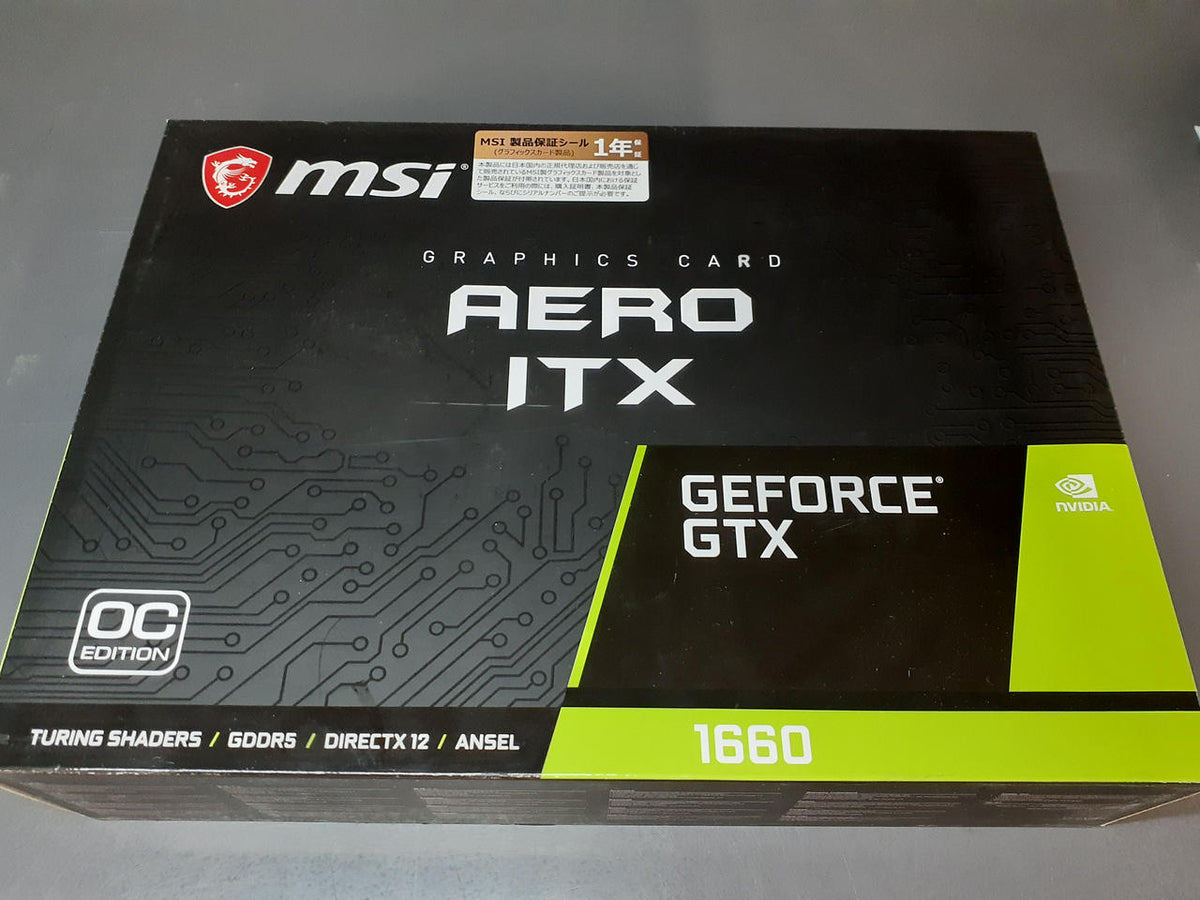 MSI Graphics Board GTX1660 AERO ITX 6G OC