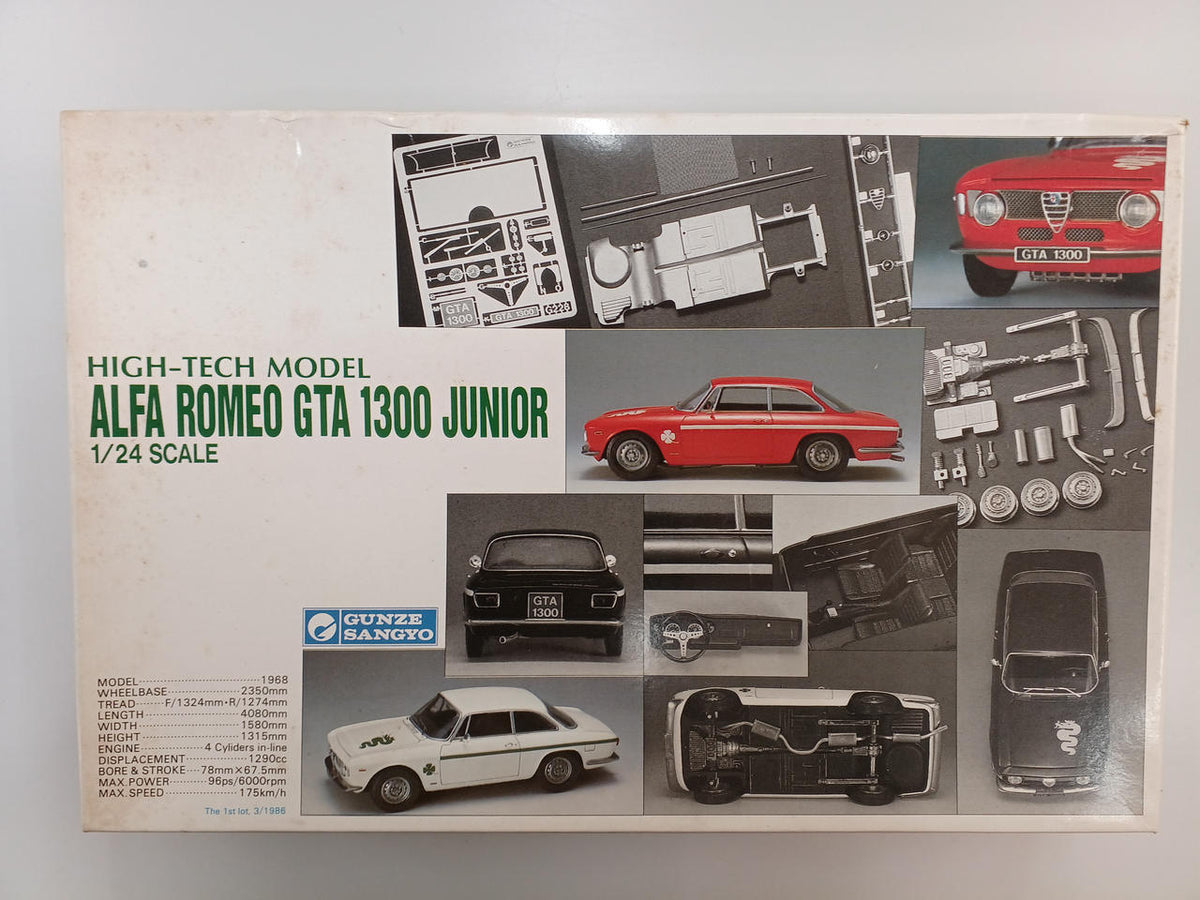 GUNZE SANGYO ALFA ROMEO GTA 1300 JUNIOR - Banzai Thrifting | BanzaiHobby