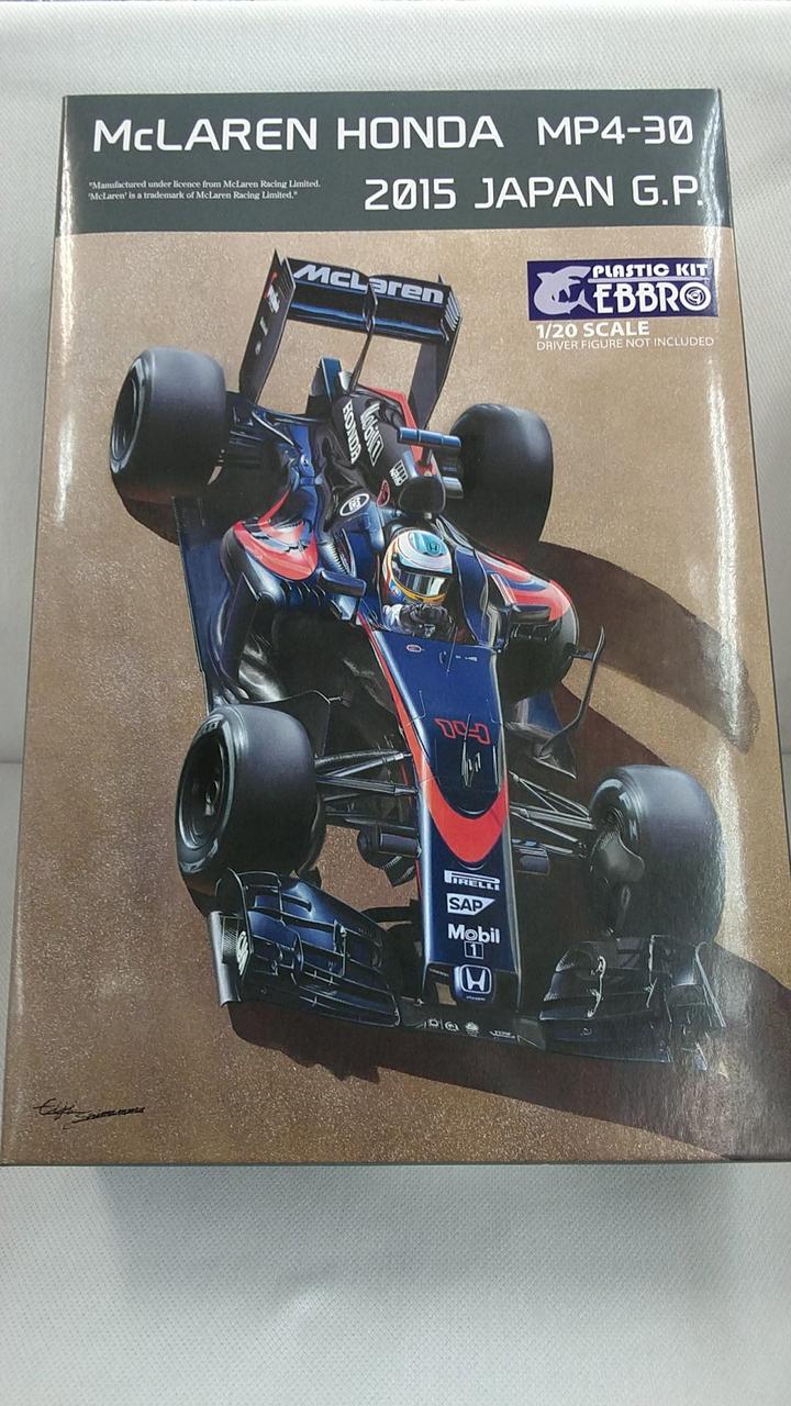 EBBRO 1/20 SCALE Plastic Kit Painted Finished Product MCLAREN HONDA MP4-30 2015 JAPA - Banzai Thrifting | BanzaiHobby