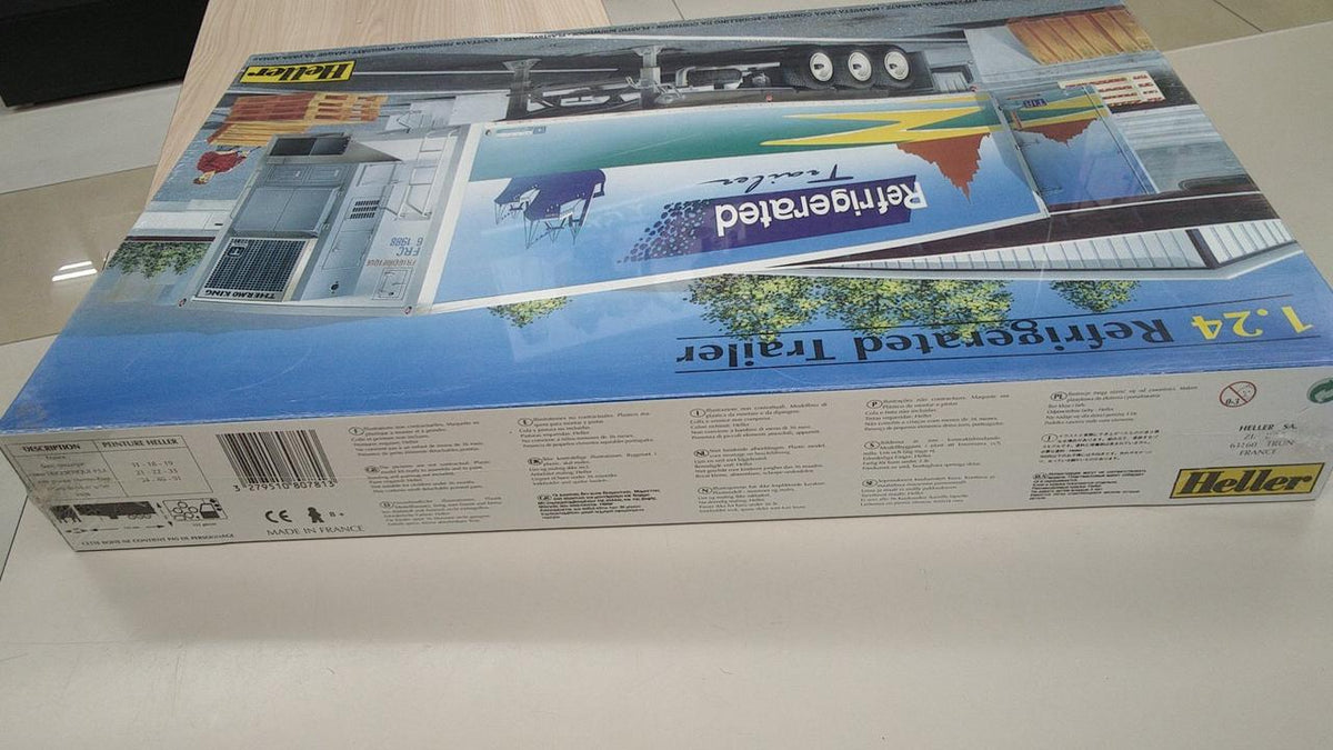 HELLER Plastic Model 1.24 REFRIGERATED TRAILER - Banzai Thrifting | BanzaiHobby