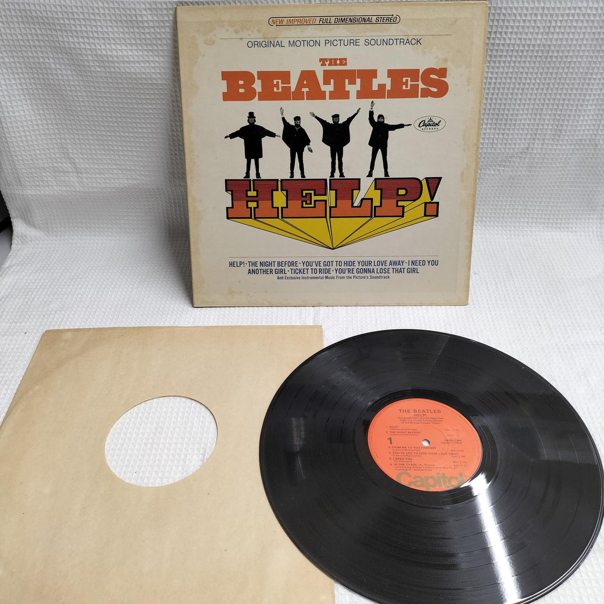 THE BEATLES Record HELP! (SMAS2386)