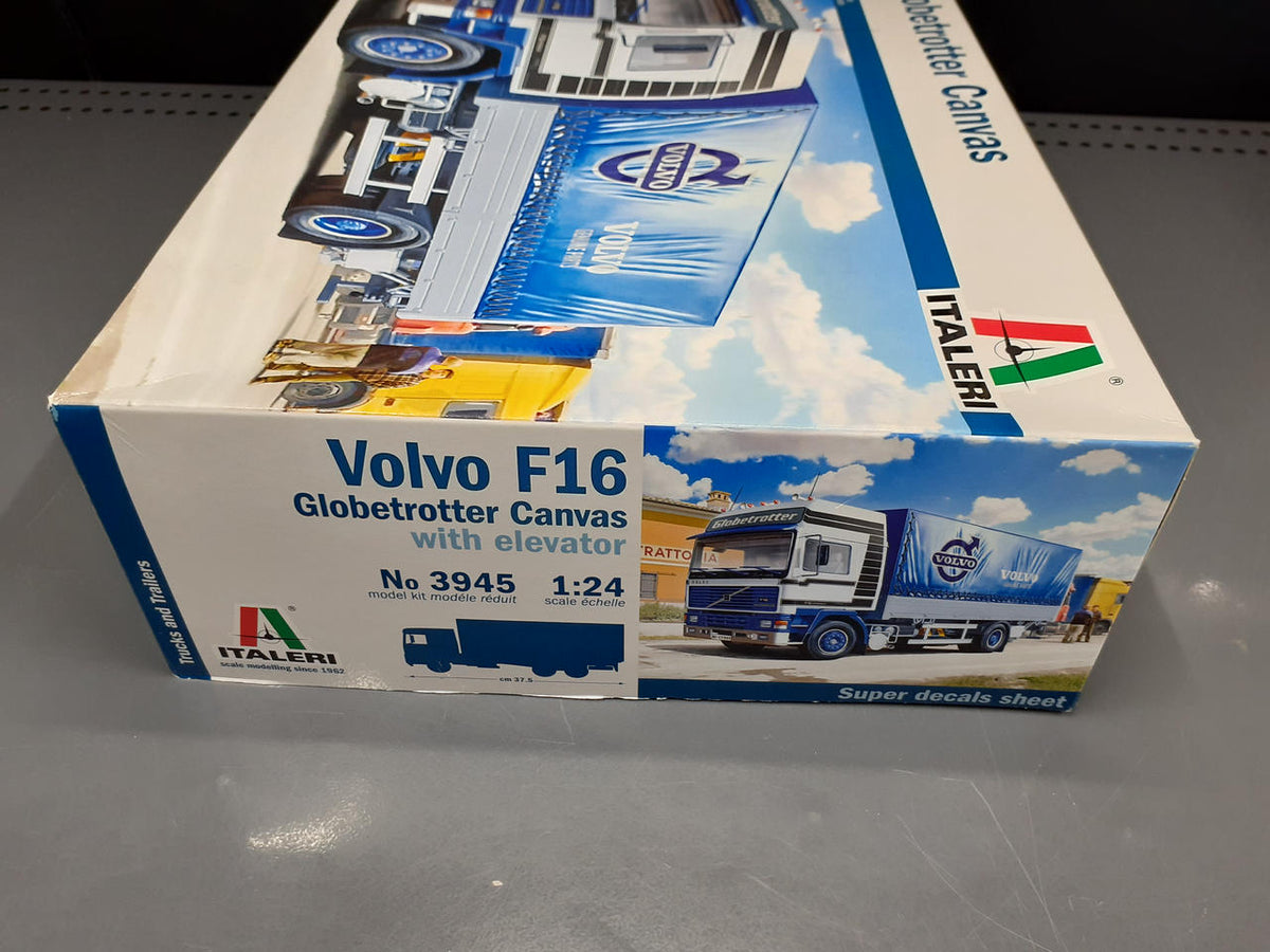 Italeri Plastic Model 1/24 Volvo F16 Globe-Trotter Softliner/Power Gate Included - Banzai Thrifting | BanzaiHobby