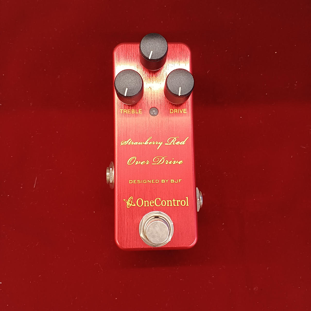 ONE CONTROL Effects pedal: STRAWBERRY RED OVERDRIVE – BanzaiHobby