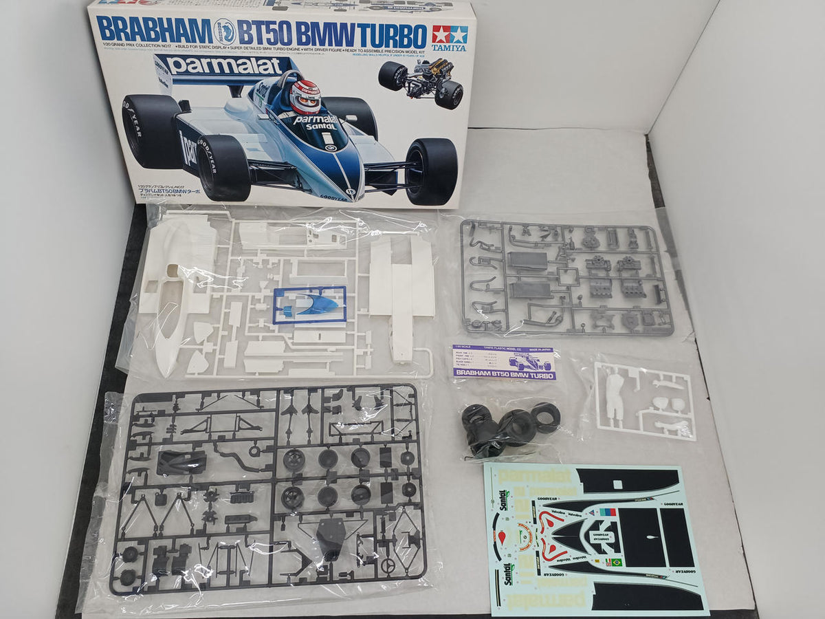 TAMIYA 1/20 scale plastic model 2-piece set BRABHAM BT50 BMW TURBO - Banzai Thrifting | BanzaiHobby