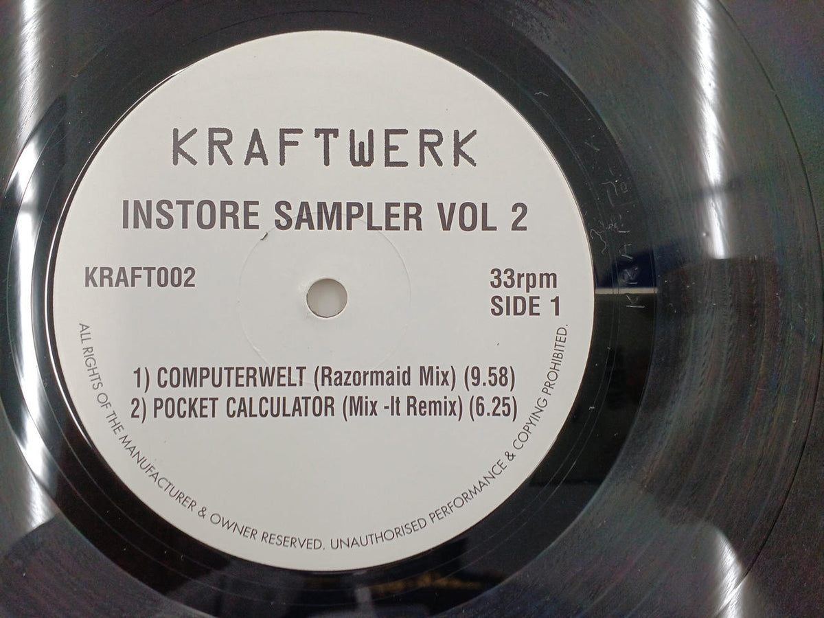 KRAFTWERK LP INSTORE SAMPLER VOL2