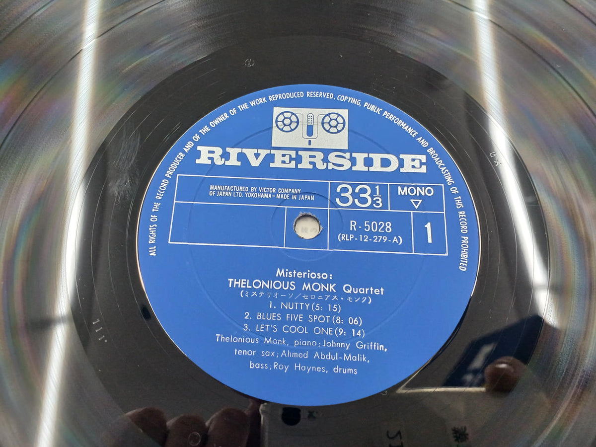 RIVER SIDE Western Music THELONIOUS MONK QUARTET