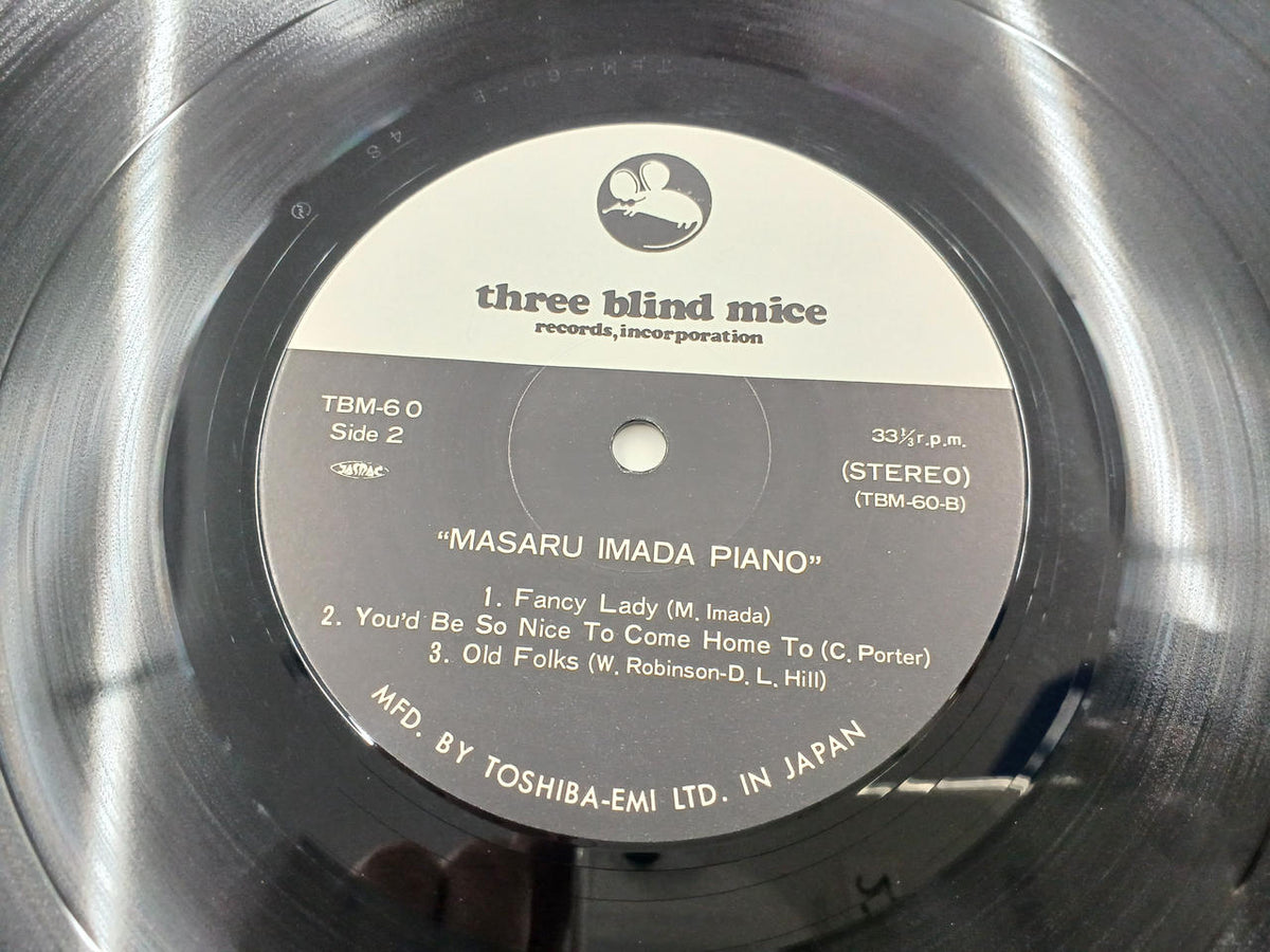 THREE BLIND MICE LP Masaru Imai / MASARU IMADA PIANO