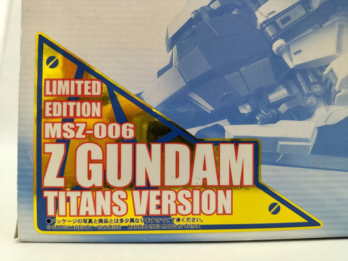 Hong Kong BANDAI Chogokin Variable Warrior Z Gundam Titans VER.