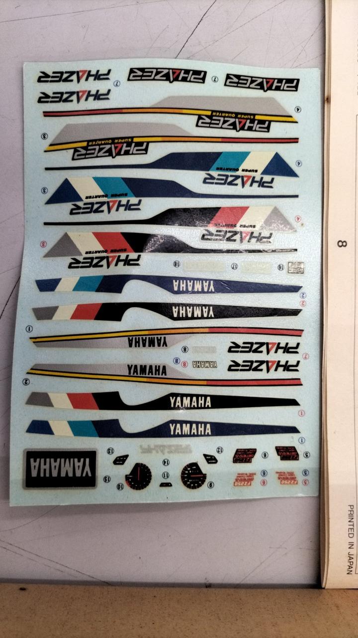 TAMIYA Plastic Model Yamaha FZ250 Phaser - Banzai Thrifting | BanzaiHobby
