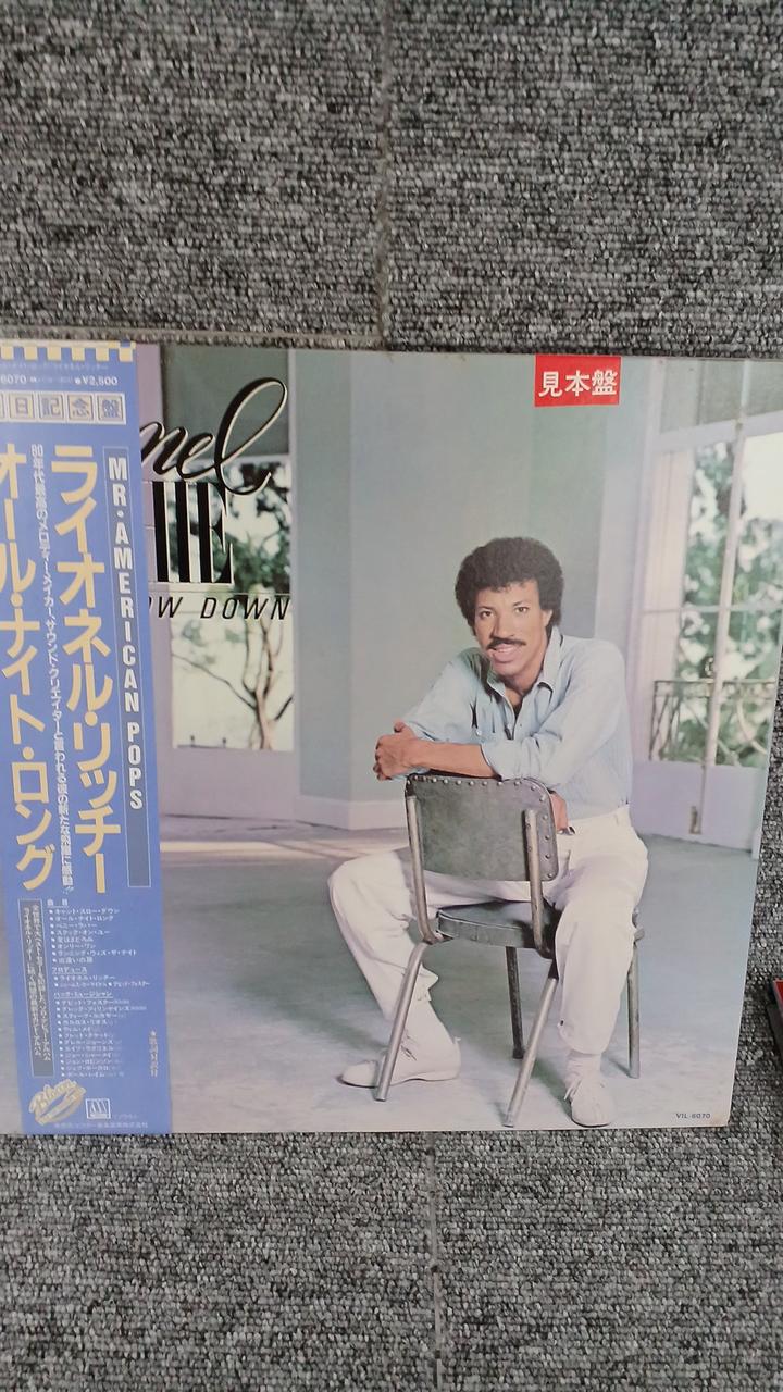 VICTOR Sample Disc Unused Record Lionel Ritchie All Night Long