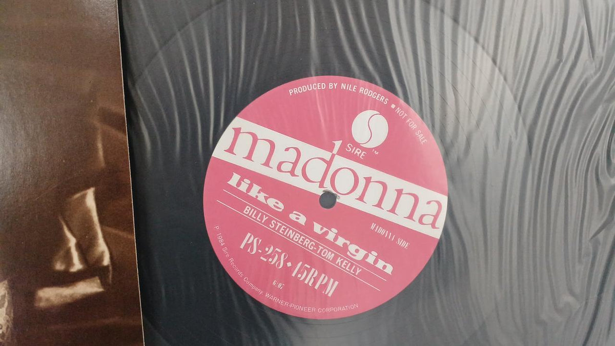 Warner Pioneer Sample Disc Unused Record LIKE A VIRGIN JELLY BEAN MIX