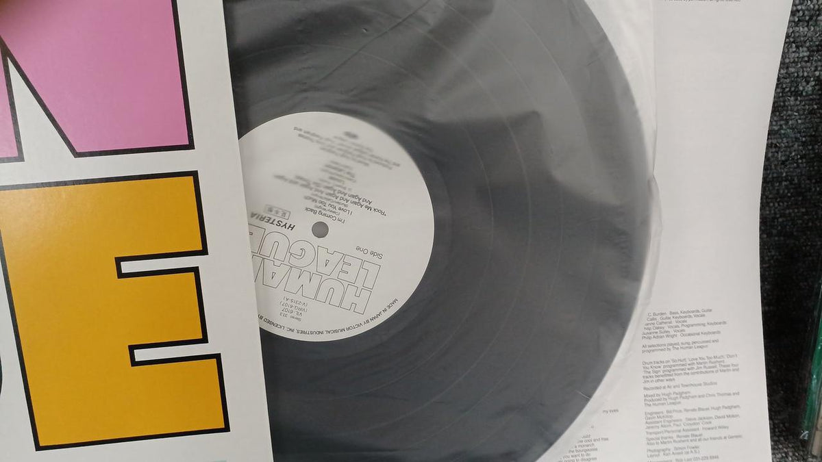 VICTOR Sample Disc Unused Record Hysteria Human League