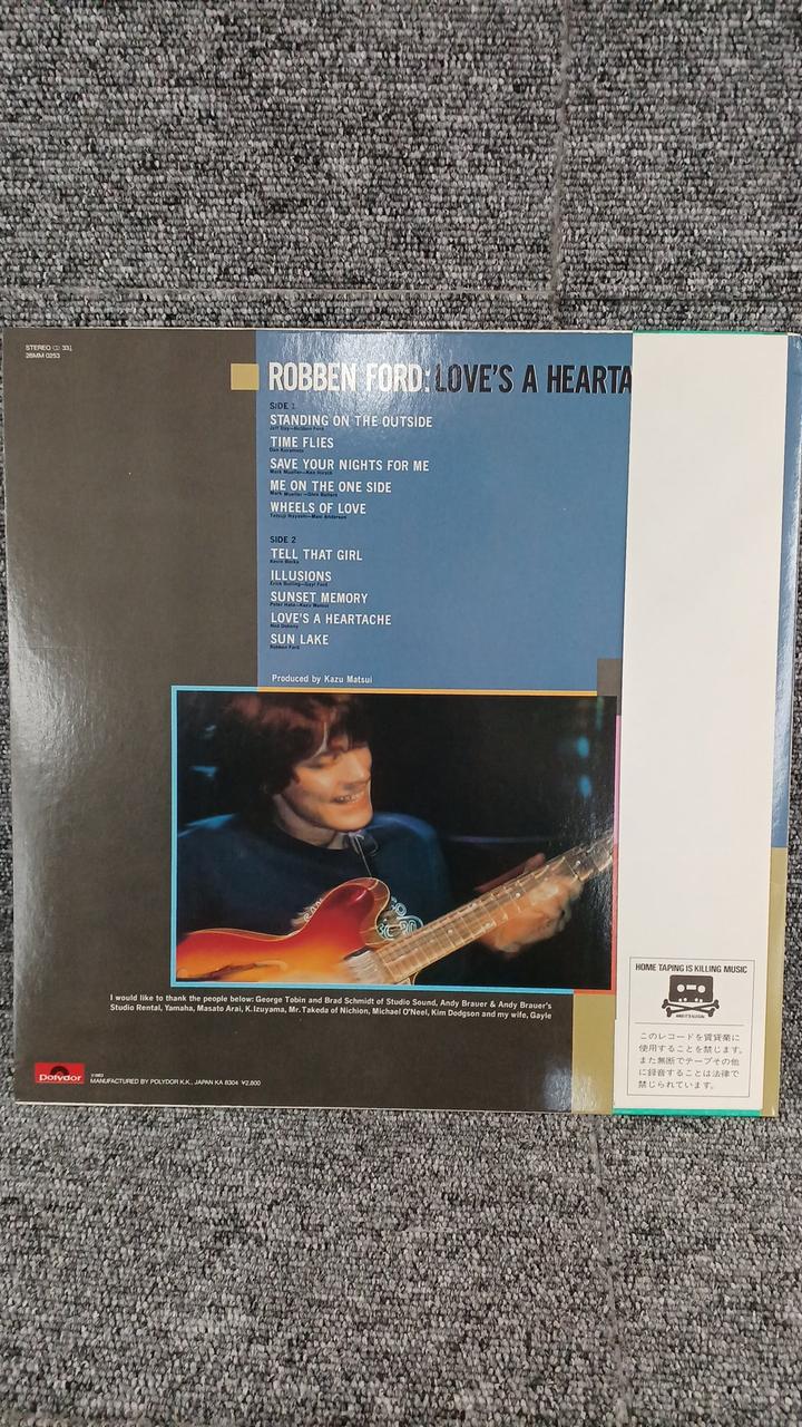 Polydor Sample Disc Unused Record Robin Ford Wheels of Love