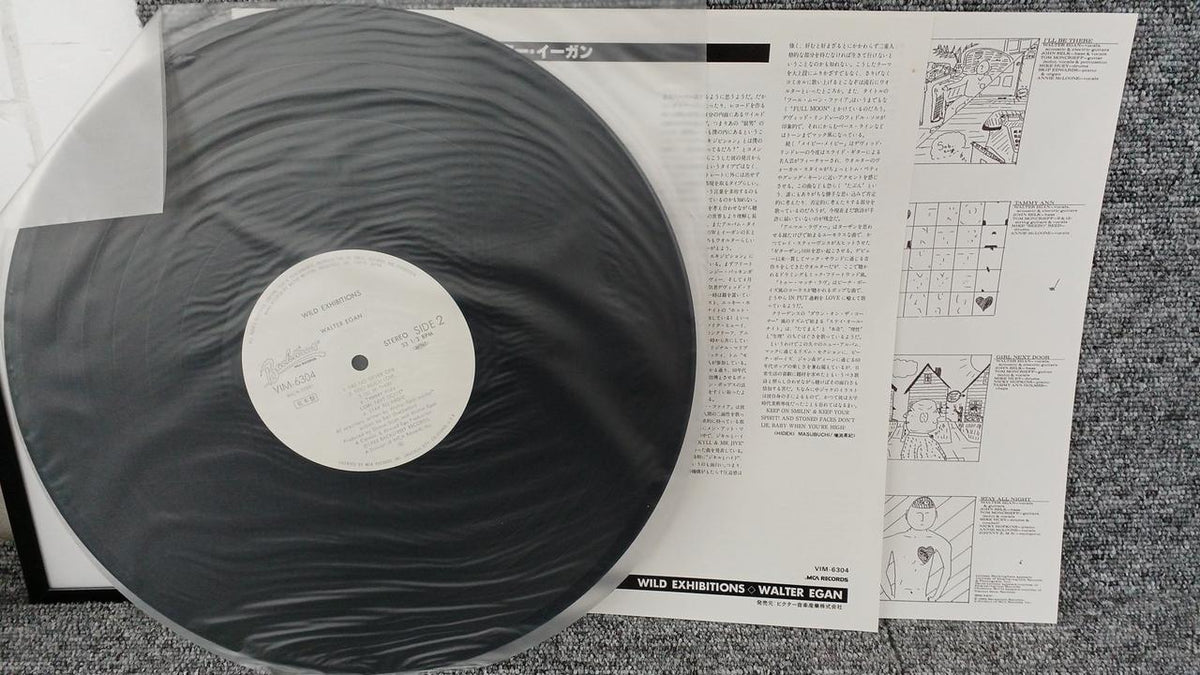 MCA Sample Disc Unused Record Walter Egan Wild Exhibition
