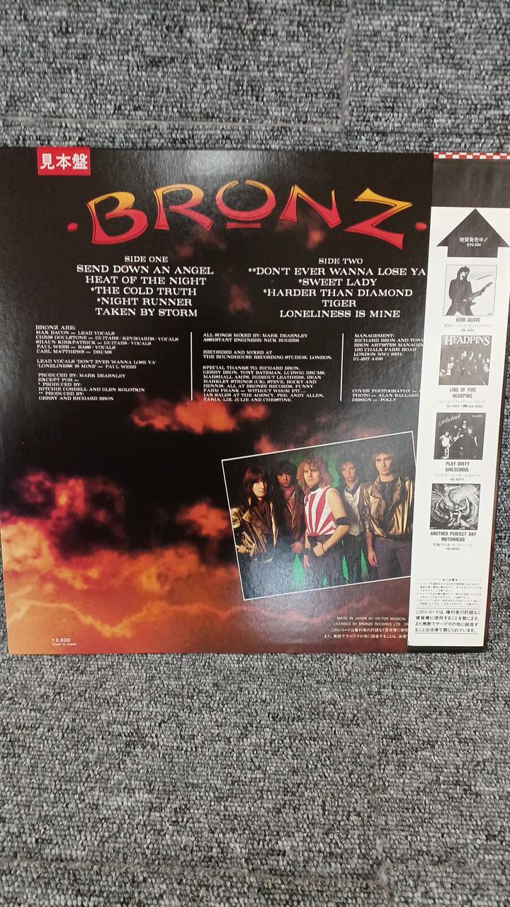 VICTOR Sample Disc Unused Record Bronze Golden Storm