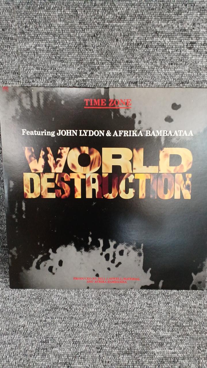 CBS Sony 見本盤 盤未使用レコード WORLD DESTRUCTION