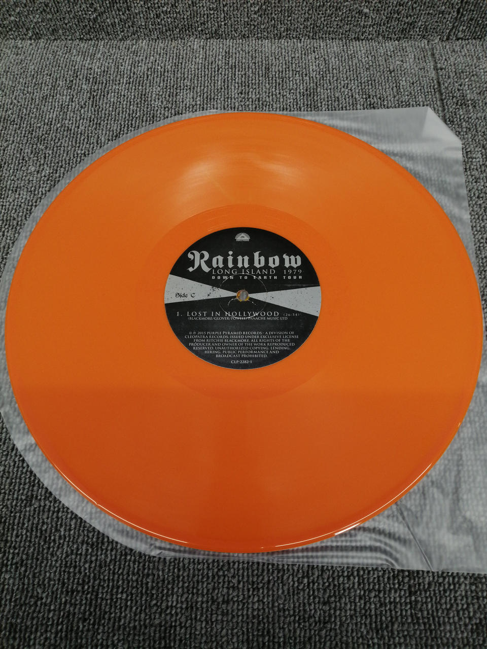 PURPLE PYRAMID Analog Record RAINBOW/DOWN TO EARTH TOUR