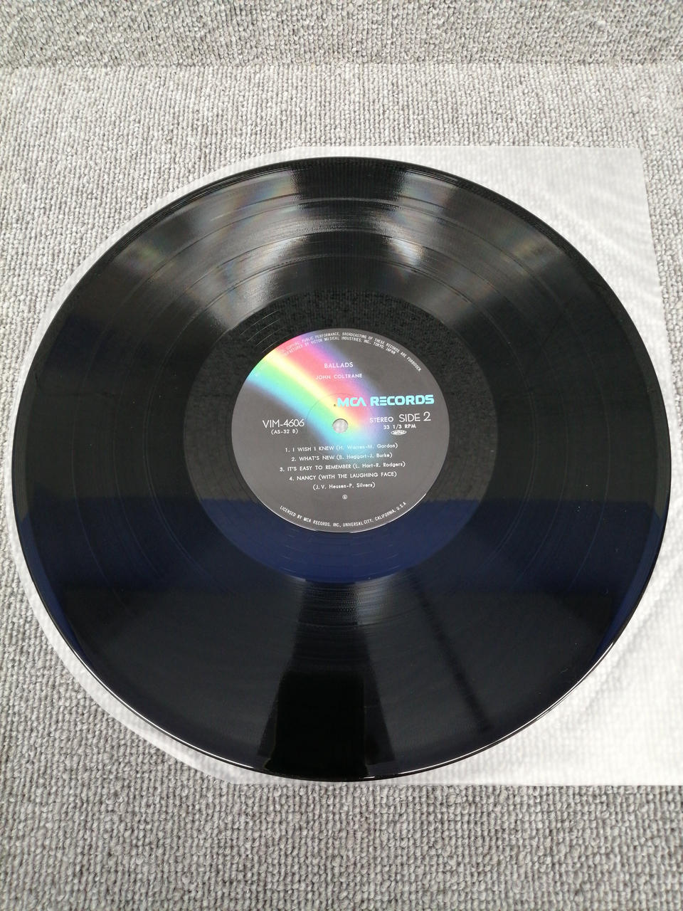 IMPULSE Vinyl Record JOHN COLTRANE QUARTET/BALLA