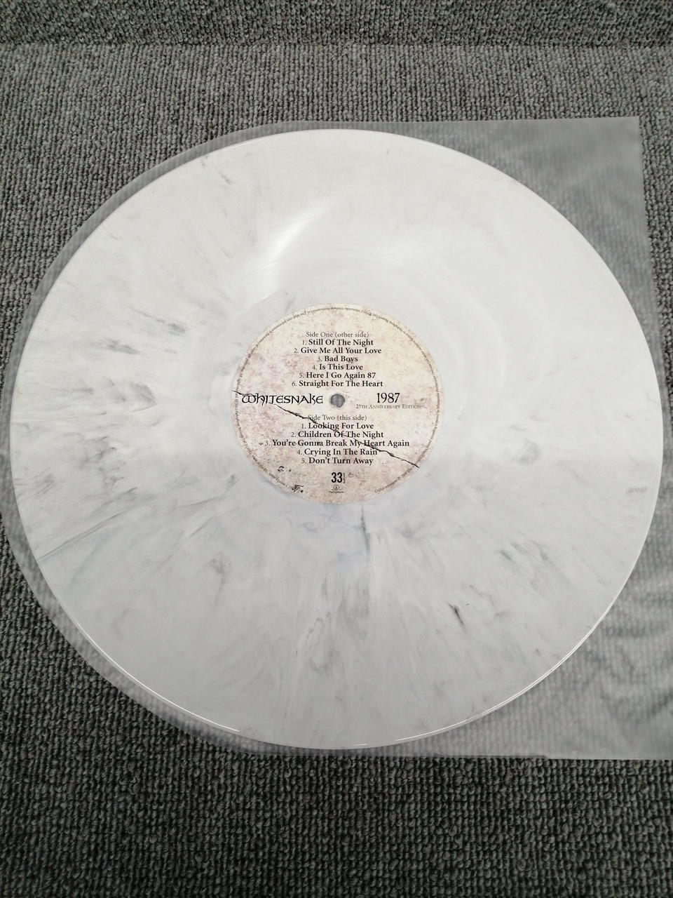 PARLOPHONE Vinyl Record WHITESNAKE/1987