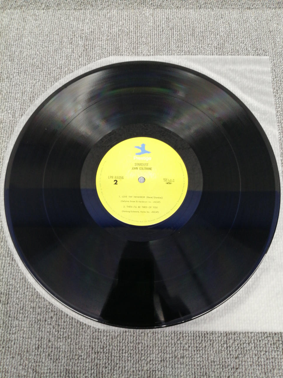 PRESTIGE Analog Record JOHN COLTRANE/STARDUST