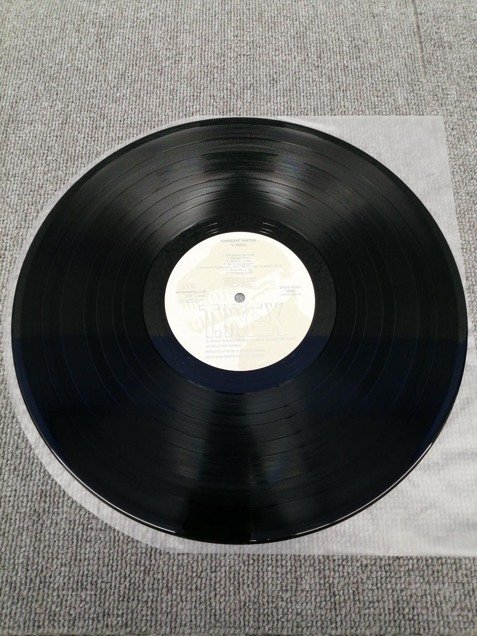 T. REX Analog Record T. REX/GREAT HITS